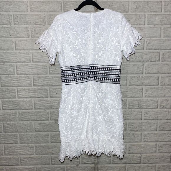 NWT MSRP $149 Bardot Reese Lace A-Line Dress Large - Picture 10 of 11